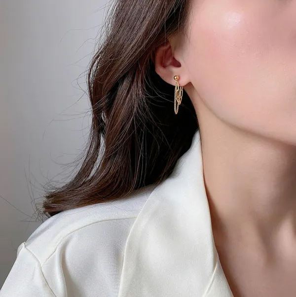 Gold_Tassel_Chain_Earrings_For_Women